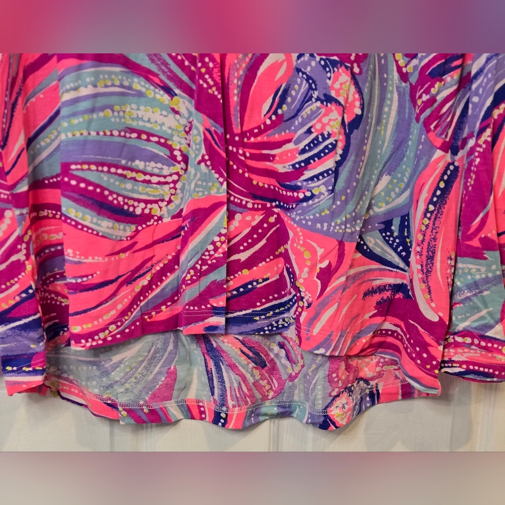 Lilly Pulitzer Colorful Long Sleeve Top - Picture 3 of 5